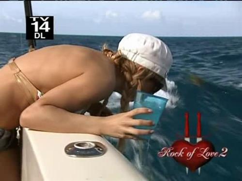 She might be puking because of the things that Douche says She might be puking because of the things that Douche says