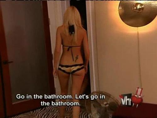 It makes you wanna stick stuff in it. First you gag her so she can't speak, because anything she could ever say would just ruin the mood Bathroom talk aside, that ass makes you wanna stick stuff in it. First you gag her so she can't speak, because anything she could ever say would just ruin the mood