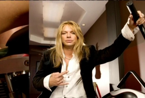 I told you he looked like a fat-faced Sebastian Bach